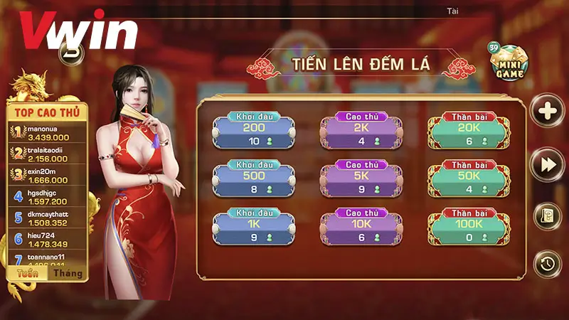 Luật chơi game bài tiến lên khá đơn giản 